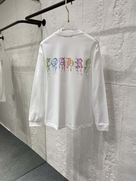 2025年10月30日秋冬新作Chrome heartstシャツ高品質人気商品/LDF工場