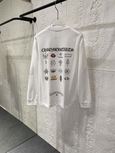 2025年10月30日秋冬新作Chrome heartstシャツ高品質人気商品/LDF工場