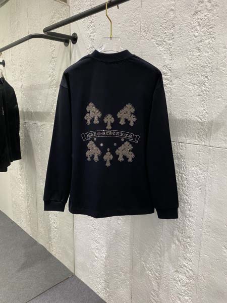 2025年10月30日秋冬新作Chrome heartstシャツ高品質人気商品/LDF工場