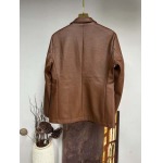 2025年11月14日秋冬新作PRADA PU革ジャケット高品質人気商品/QIU工場