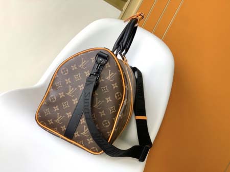 2025年12月9日入荷Louis Vuitton バッグM46703 45cm M46702 55cm 01 Keepall Bandoulière 45 Monogram Macassar 45.0 x 27.0 x 20.0高品質新作