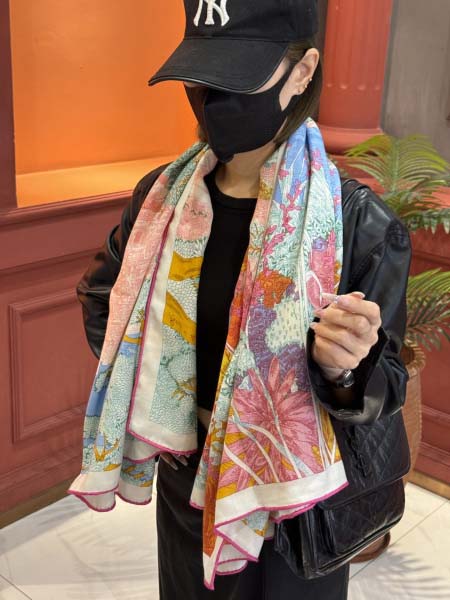 2025年12月10日入荷新品HERMESマフラーギフト/誕生日/記念品/アクセサリーkaka工場