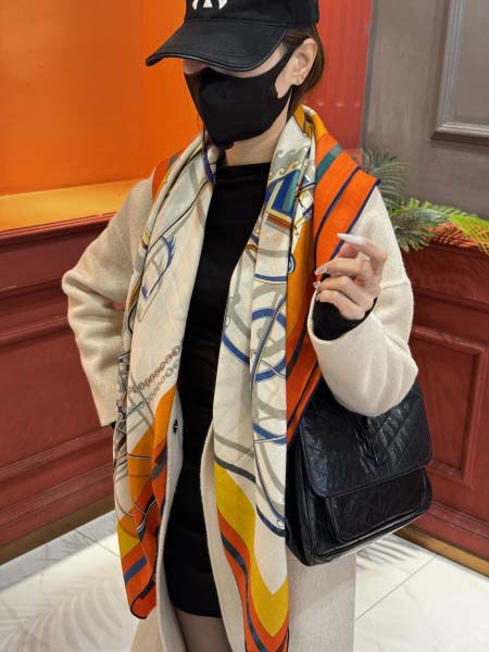 2025年12月10日入荷新品HERMESマフラーギフト/誕生日/記念品/アクセサリーkaka工場