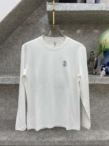 2025年12月12日入荷新作Brunello Cucinelli長袖tシャツ/長袖tシャツ秋冬高品質/人気/限定版/Knt工場