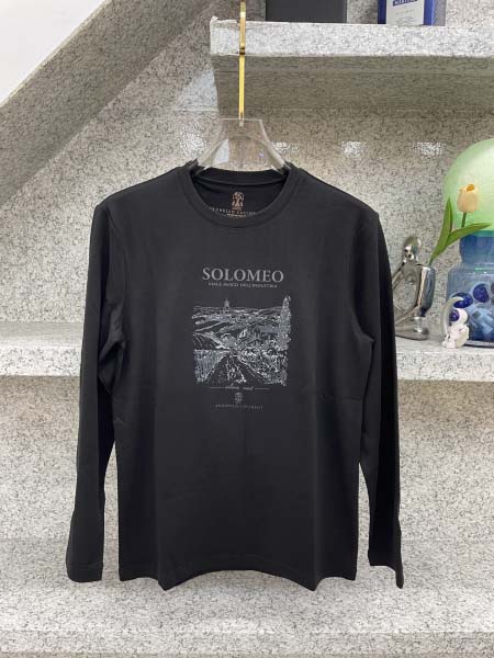2025年12月12日入荷新作Brunello Cucinelli長袖tシャツ/長袖tシャツ秋冬高品質/人気/限定版/Knt工場