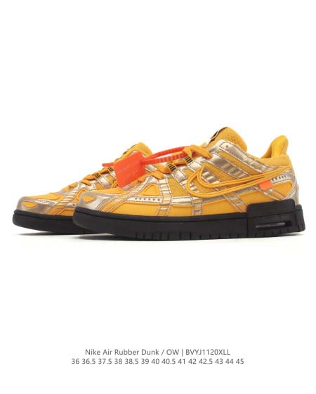 2025年12月新品OFF-WHITE x NK Air Rubber Dunk OW人気 スニーカー男女兼用/誕生日プレゼント/XH工場