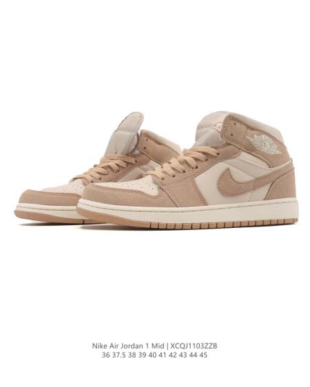 2025年12月新品（NIKE）AIR JORDAN 1 MID人気 スニーカー男女兼用/誕生日プレゼント/XH工場