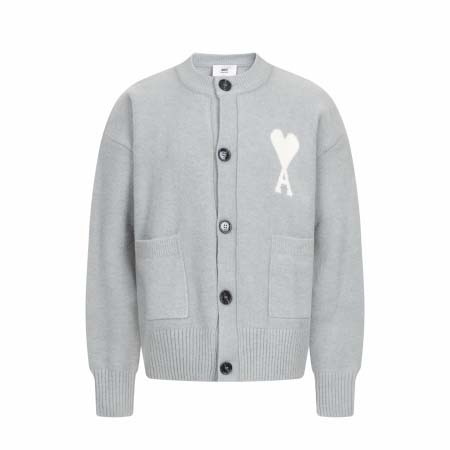 2025年12月1日秋冬新作Ami ニットカーディガン  高...