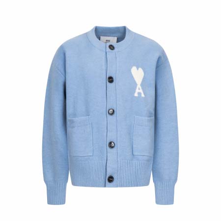 2025年12月1日秋冬新作Ami ニットカーディガン  高...