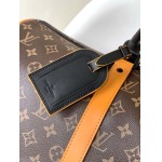 2025年12月9日入荷Louis Vuitton バッグM46703 45cm M46702 55cm 01 Keepall Bandoulière 45 Monogram Macassar 45.0 x 27.0 x 20.0高品質新作