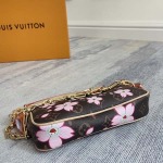 2025年12月9日入荷Louis Vuitton バッグM13666 Pochette Accessoires Monogram Cherry Blossom x LV 13 x 4 x 22 Mono 高品質新作/誕生日プレゼント/ZC