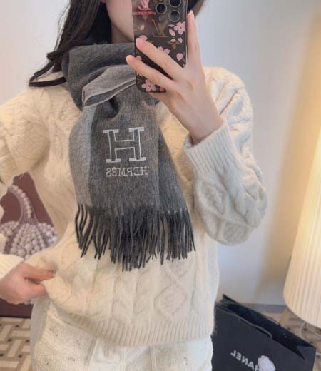 2025年12月10日入荷新品HERMESマフラーギフト/誕...