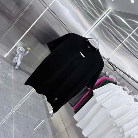 2026年1月15日新作FENDI半袖 tシャツ高品質人気商品/誕生日プレゼント/FF工場