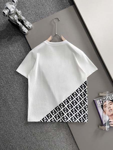 2026年1月20日新作FENDI半袖 tシャツ高品質人気商品/誕生日プレゼント/FF工場