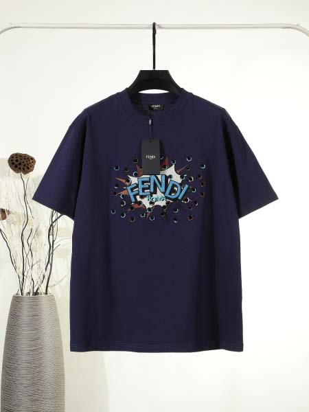 2026年1月14日新作Fendi半袖 tシャツ高品質人気商...