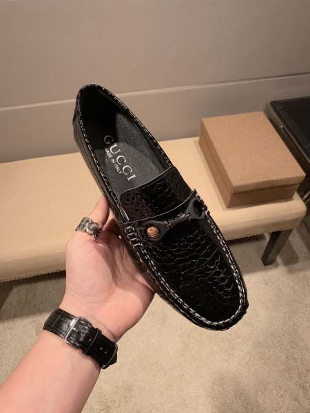 2026年2月25日入荷新作Gucci男性用靴人気商品★/誕生日プレゼント/流行/高品質/JY工場Size:37-45