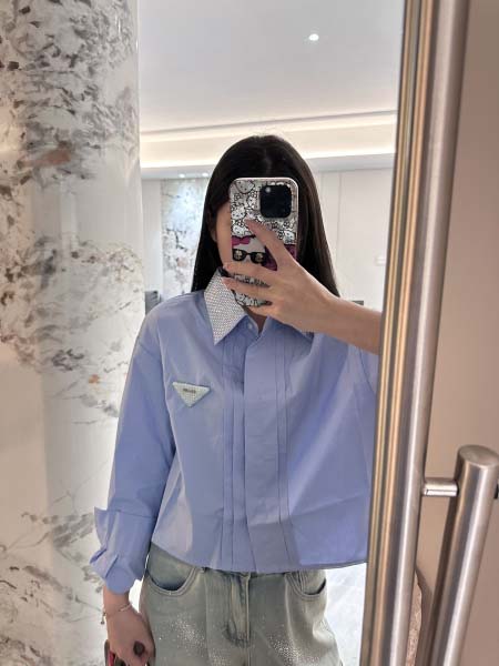 2026年2月26日入荷早春新作Pradaシャツファッション/誕生日プレゼント/贈り物 can工場