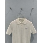 2026年2月26日入荷早春新作MiuMiu半袖 tシャツファッション/誕生日プレゼント/贈り物 can工場