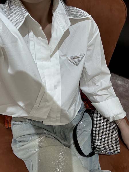 2026年2月26日入荷早春新作Pradaシャツファッション...