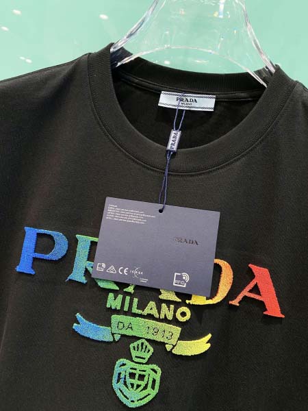 2026年3月30日入荷新作Prada半袖Tシャツ春夏高品質超厳選★入手困難/LD工場