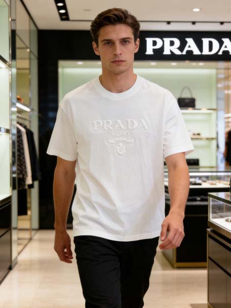 2026年3月31日入荷新作Prada半袖Tシャツ春夏高品質超厳選★入手困難/LD工場