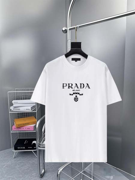 2026年3月17日新作Prada半袖 tシャツ人気商品/誕...