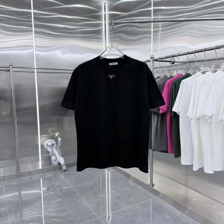 2026年3月17日新作Prada半袖 tシャツ人気商品/誕...