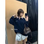 2026年3月9日入荷早春新作MIUMIU長袖poloシャツ女性用ファッション/誕生日プレゼント/贈り物 can工場