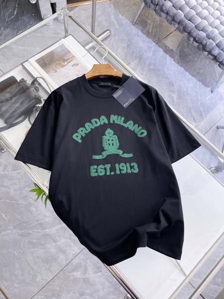 2026年3月28日入荷新作Prada半袖Tシャツ春夏高品質...