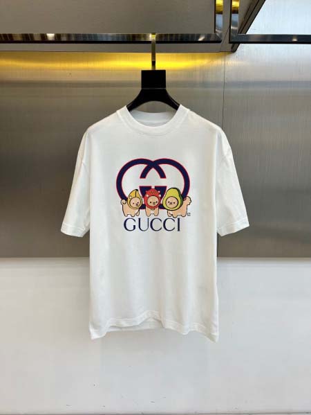 2026年4月16日新作Gucci半袖 tシャツ高品質/誕生日プレゼント/FF工場M-3XL