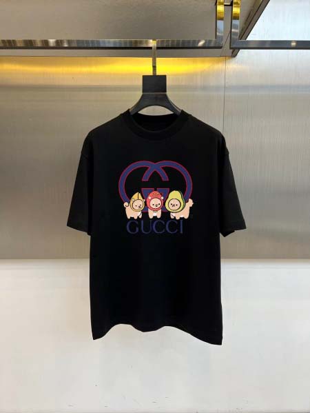 2026年4月16日新作Gucci半袖 tシャツ高品質/誕生日プレゼント/FF工場M-3XL