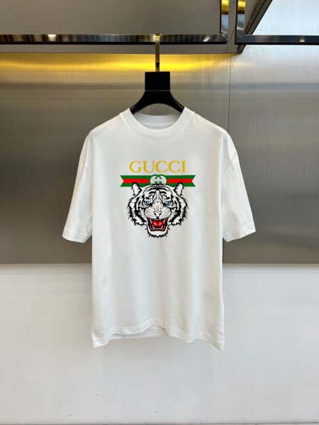 2026年4月16日新作Gucci半袖 tシャツ高品質/誕生日プレゼント/FF工場M-3XL