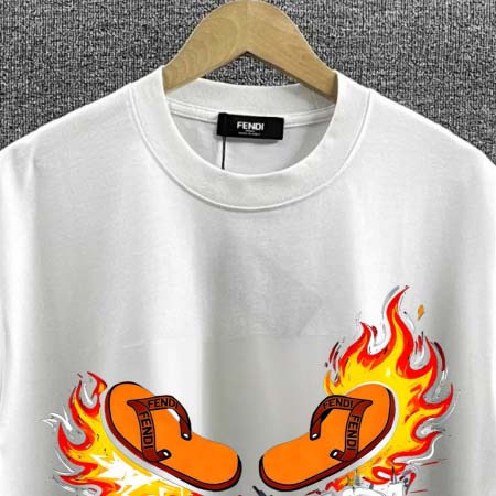 2026年4月19日新作Fendi半袖 tシャツ高品質/誕生日プレゼント/FF工場