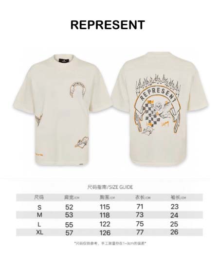 2026年4月13日春夏入荷新作REPRESENT短袖Tシャ...