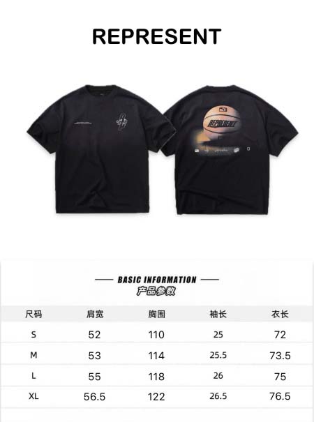 2026年4月13日春夏入荷新作REPRESENT短袖Tシャ...