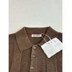 2026年4月20日新作Brunello Cucinelliニットの半袖高品質/誕生日プレゼント/FF工場