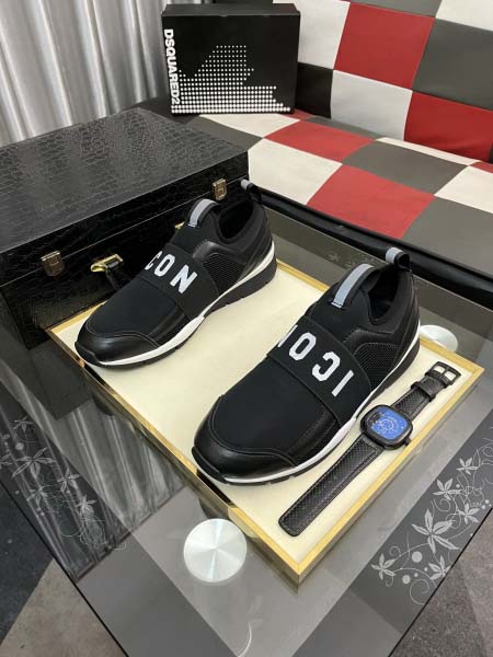 2026年5月8日入荷新品Dsquared2カジュアルシューズ/スニーカー｜メンズ靴人気本革製ギフト/誕生日/TL工場