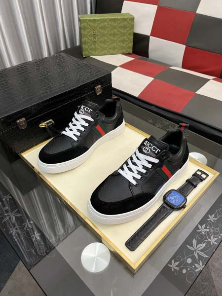 2026年5月8日入荷新品GUCCIカジュアルシューズ/スニーカー｜メンズ靴人気本革製ギフト/誕生日/TL工場