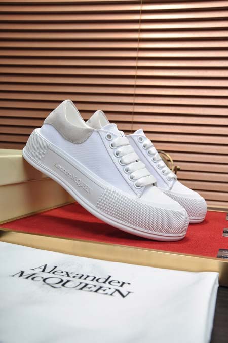 2026年5月8日入荷新品Alexander McQueenカジュアルシューズ/スニーカー｜メンズ靴人気本革製ギフト/誕生日/TL工場