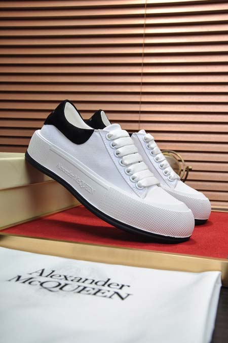 2026年5月8日入荷新品Alexander McQueenカジュアルシューズ/スニーカー｜メンズ靴人気本革製ギフト/誕生日/TL工場