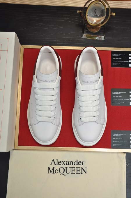 2026年5月8日入荷新品Alexander McQueenカジュアルシューズ/スニーカー｜メンズ靴人気本革製ギフト/誕生日/TL工場