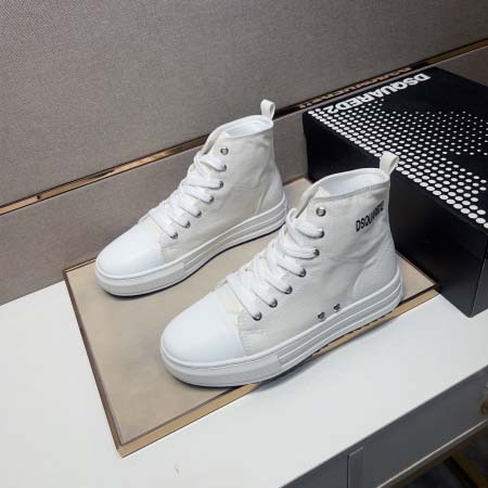 2026年5月8日入荷新品Dsquared2  カジュアルシューズ/スニーカー｜メンズ靴人気本革製ギフト/誕生日/TL工場