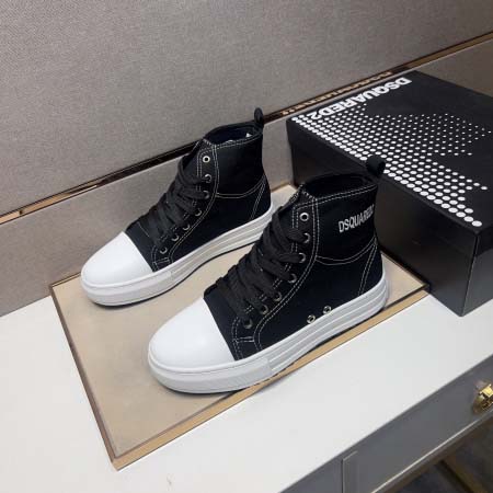 2026年5月8日入荷新品Dsquared2  カジュアルシューズ/スニーカー｜メンズ靴人気本革製ギフト/誕生日/TL工場