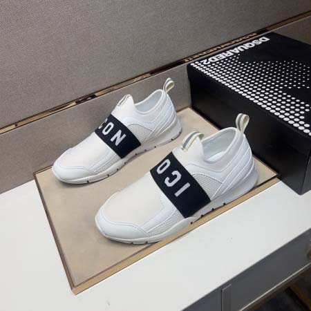 2026年5月8日入荷新品Dsquared2  カジュアルシューズ/スニーカー｜メンズ靴人気本革製ギフト/誕生日/TL工場