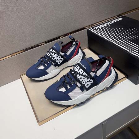 2026年5月8日入荷新品Dsquared2  カジュアルシューズ/スニーカー｜メンズ靴人気本革製ギフト/誕生日/TL工場