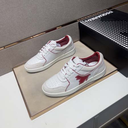 2026年5月8日入荷新品Dsquared2  カジュアルシューズ/スニーカー｜メンズ靴人気本革製ギフト/誕生日/TL工場
