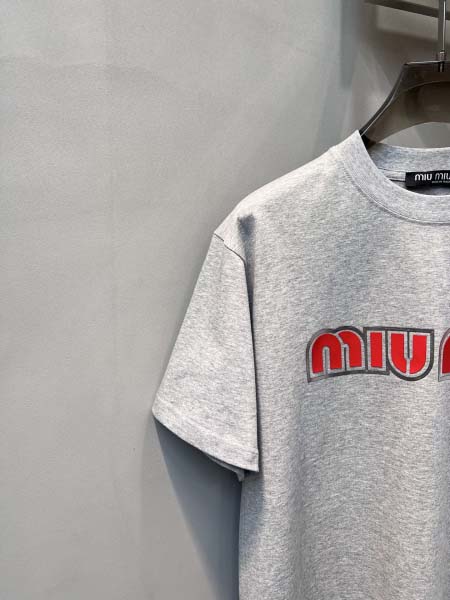 2026年5月11日入荷新作miumiu半袖Tシャツ春夏高品質超厳選★入手困難/UP工場