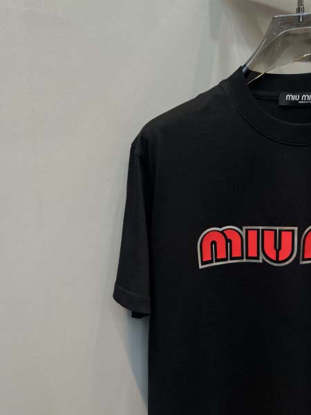 2026年5月11日入荷新作miumiu半袖Tシャツ春夏高品質超厳選★入手困難/UP工場