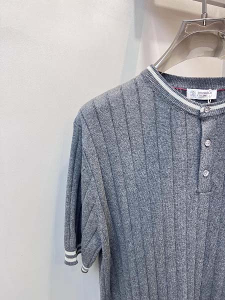 2026年5月11日入荷新作Brunello Cucinelli半袖Tシャツ春夏高品質超厳選★入手困難/UP工場