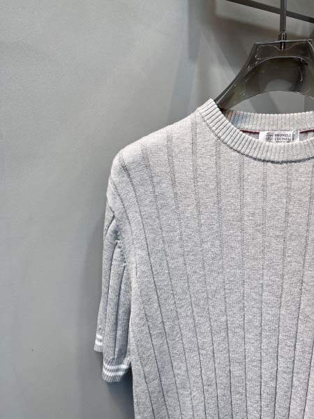 2026年5月11日入荷新作Brunello Cucinelli半袖Tシャツ春夏高品質超厳選★入手困難/UP工場